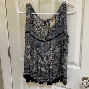 Free People Tie Back Top